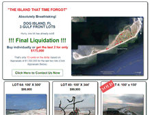 Tablet Screenshot of dogislandparadise.com